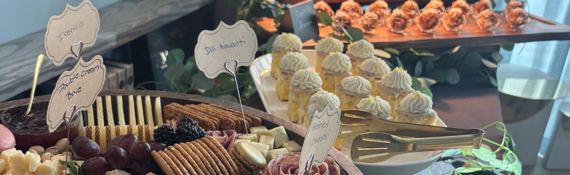 Charcuterie and desserts
